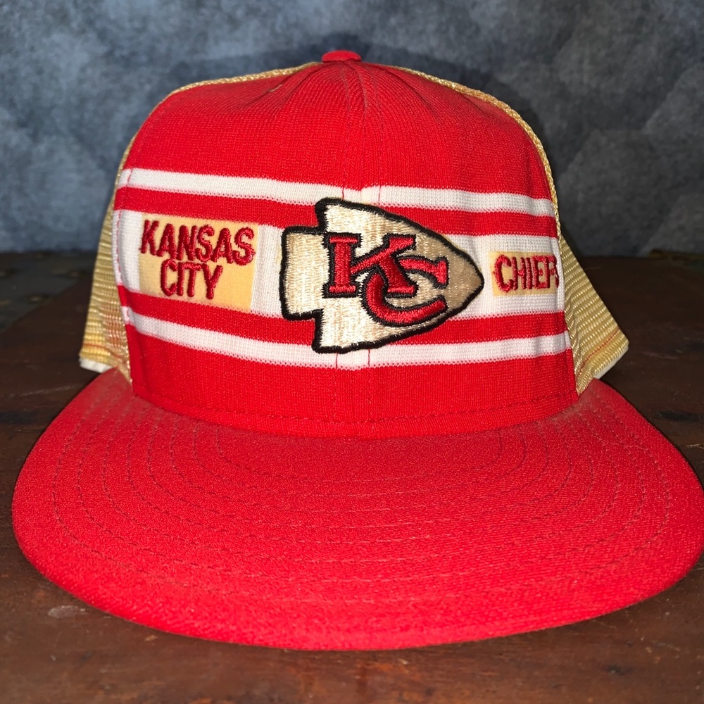 Vintage Retro Kansas City Chiefs Snapback Hat